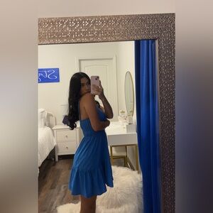 Blue Sleeveless Dress